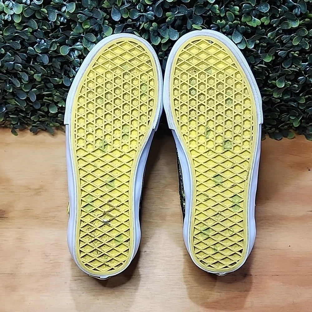 Vans SpongeBob Gigliotti Skate Shoe | Size: 6.5 Mens | Black & Yellow - Picture 6 of 8